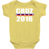 cruz for president 2016 Baby Onesie