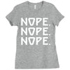 nope nope nope Ladies Fitted T-Shirt