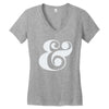 ampersand Women's V-Neck T-Shirt