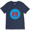 please blu V-Neck Tee