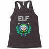 elf christmas Racerback Tank