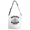 mugatu gym suit Adjustable Strap Totes