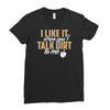 talk dirt to me Ladies Fitted T-Shirt