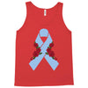 stomach cancer ribbon and rose Tank Top