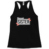 blessed sister with flower white color Racerback Tank