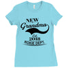 New Grandma 2018 Rokie Dept. Ladies Fitted T-Shirt