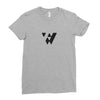 w clam Ladies Fitted T-Shirt