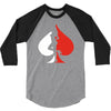 sexy poker 3/4 Sleeve Shirt