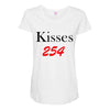 kisses Maternity Scoop Neck T-shirt