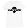 kylo ren helmet Ladies Fitted T-Shirt