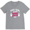 this girl loves drag racing V-Neck Tee