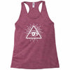 all seeing eye Racerback Tank