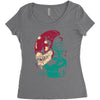 alien plant Women's Triblend Scoop T-shirt