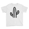 minimalistic cactus Youth Tee