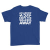 an arrow a day zombie dary Youth Tee