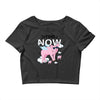 the time is now Crop Top