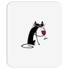 cat and wine Mousepad