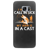 arm in cast Samsung Galaxy S7 Edge