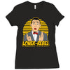 loner rebel Ladies Fitted T-Shirt