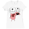 personnage de cartoon Ladies Fitted T-Shirt