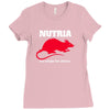 nutria its whats for dinner Ladies Fitted T-Shirt