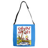 calvin hobbes Adjustable Strap Totes