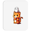 brave kitty Mousepad