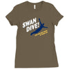 swan dive Ladies Fitted T-Shirt