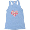 Jet'aime Flower Heart Racerback Tank