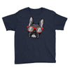 frenchie hipster Youth Tee