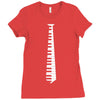 piano tie Ladies Fitted T-Shirt