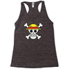 one piece skull Racerback Tank