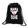 mama bear samples Drawstring Bags