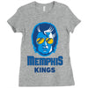 memphis kings Ladies Fitted T-Shirt