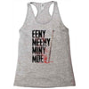 eeny meeny miny moe Racerback Tank