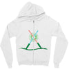 christmas lightsabers Zipper Hoodie