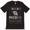 santa pisces christmas ugly t shirts T-Shirt