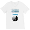 Granddad &amp; Grandson Fishing Partners For Life V-Neck Tee