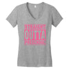 straight outta preschool Women's V-Neck T-Shirt