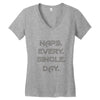 naps every day girls Women's V-Neck T-Shirt