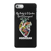 my body is a garden, not a graveyard black iPhone 7 Case
