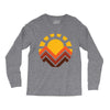 sunset mountain Long Sleeve Shirts