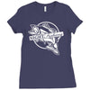 night fishing Ladies Fitted T-Shirt