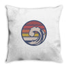 sea wawe Throw Pillow