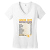 Cancer Facts Zodiac Women's V-Neck T-Shirt