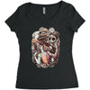 nightmare de los muertos Women's Triblend Scoop T-shirt