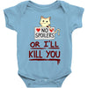 no spoilers... or i'll kill you Baby Onesie