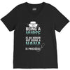 nurse nana V-Neck Tee