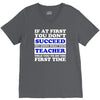 teach success tee V-Neck Tee