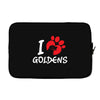 I Love Goldens Laptop cover